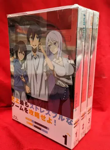 애니메이션 Blu-ray 초회한정판) 궁극 진화한 풀다이브 RPG가 현실보다 똥겜이었던 세계 전 3권 세트