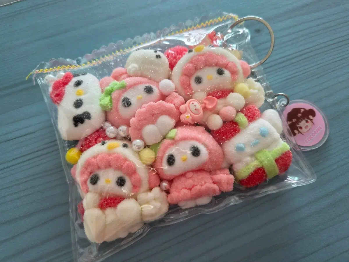 새상품)산리오 헬로키티 마이멜로디 와글이 말랑이