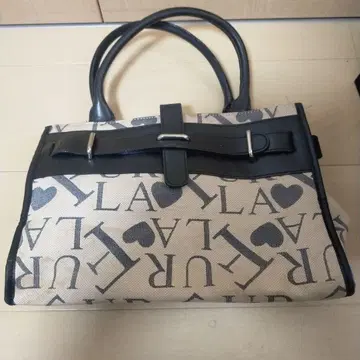FURLA 핸드백 로고 하트 무늬