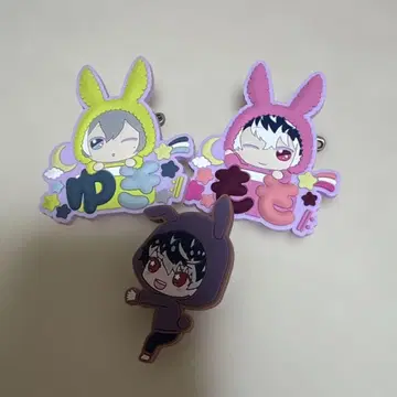 토끼 인형옷 러버 핀즈 3개 세트