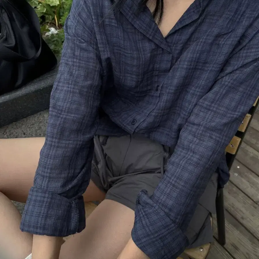 썸머 체크 셔츠