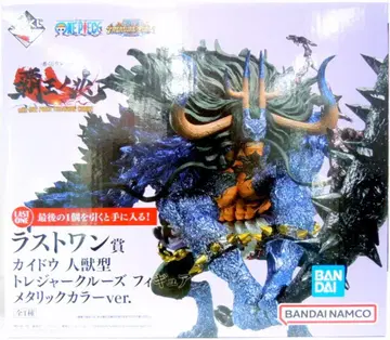 BANDAI SPIRITS 제일복권 원피스 패왕의 조짐 with ONE PIECE TREASURE CRUISE 라스트 원상 카이도 인수의형 보물 크루즈 피규어 메탈릭 컬러ver.