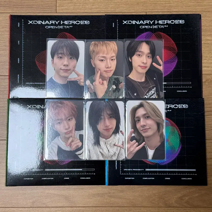 엑스디너리히어로즈 엑디즈 클베콘 올출 특전 앨범 포카