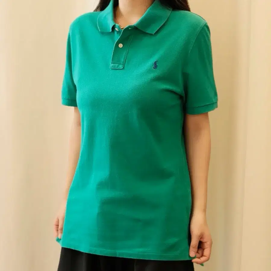 폴로 포니 pk 카라티 반팔 청록