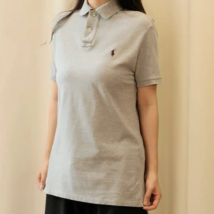 폴로 포니 pk 카라티 반팔 그레이