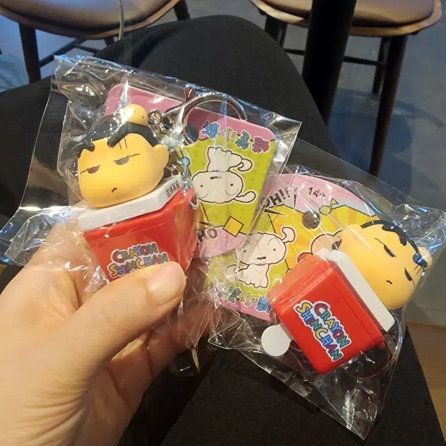 짱구는 못말려 짱구 딱밤 키캡 키링