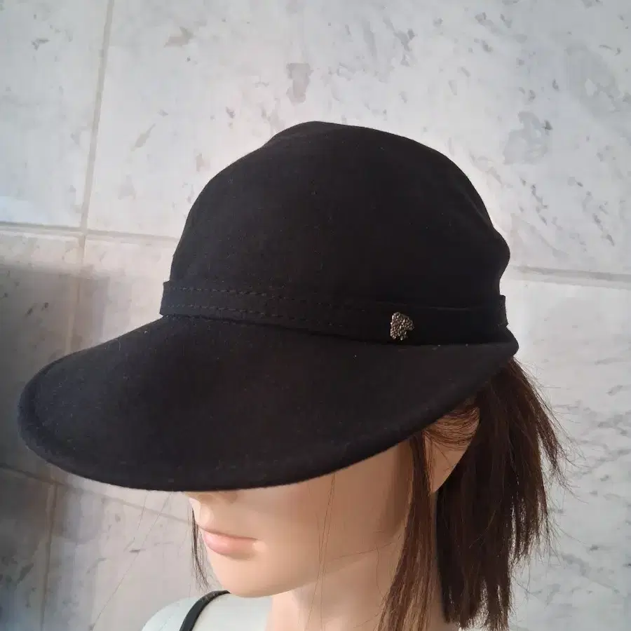 블랙 페도라 캡