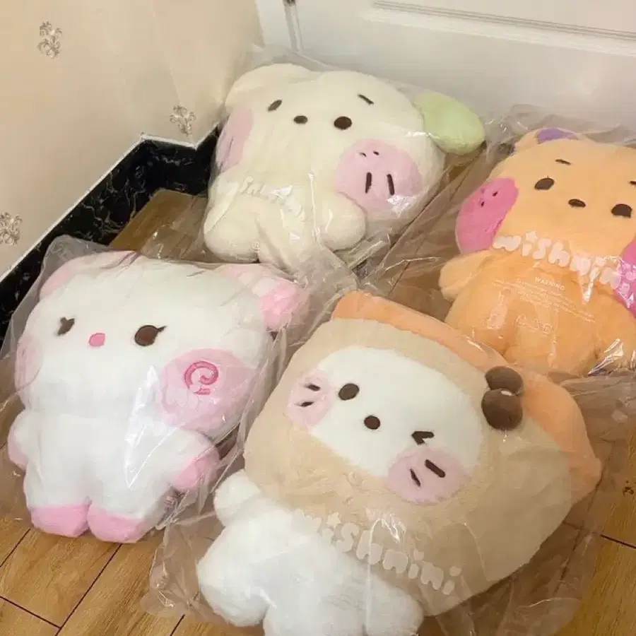 (현물)위시니니 원가 양도 엔시티위시 버블냥니 팡팡니니 빅허그 쿠션 대형 허그 유우시 사쿠야 버블냥 팡이 키링 포카