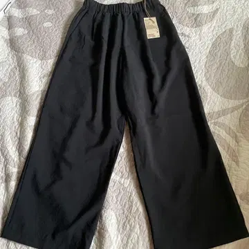무인양품 바람이 통하는 이지 팬츠 블랙 M