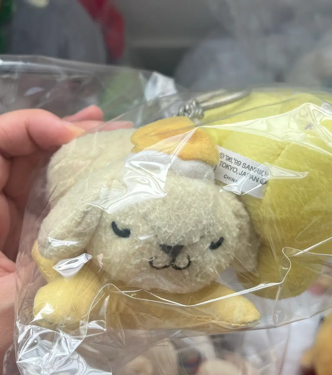 (극극레어) 고전 복슬 폼폼푸린 키링 판매합니다