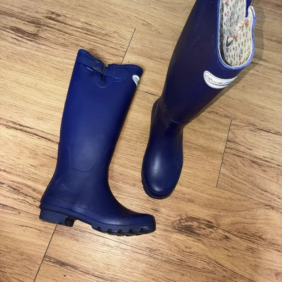 Rockfish navy rainboots