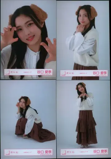 사쿠라자카46 2025년 신춘 아이템 타니구치 아이리 강아지 귀 코디 컴프