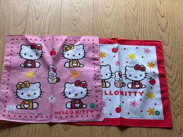 헬로키티 손수건 2장 1999년 산리오 kitty sanrio