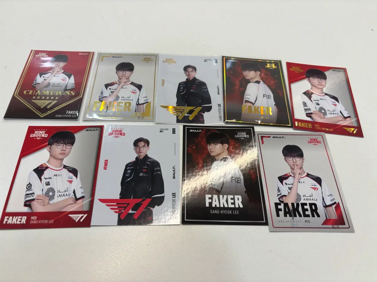 faker t1 홈그라운드 한정 에디션 bault card 6성+골드홀로