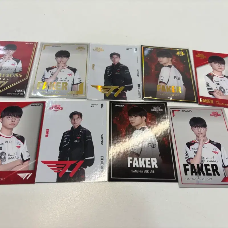faker t1 홈그라운드 한정 에디션 bault card 6성+골드홀로