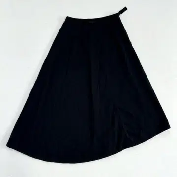 COS 네이비 플레어 스커트 롱 기장