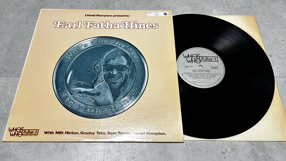 [중고LP] Lionel Hampton Presents: Earl Fatha Hines