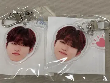 TREASURE 정우 얼굴 아크릴 키링 희로애락