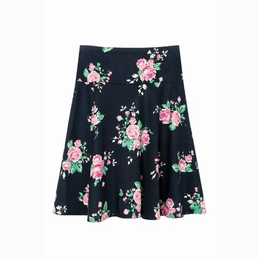 LAURA ASHLEY 로라 애슐리 코튼 100% 플라워 스커트 - Women (6440)