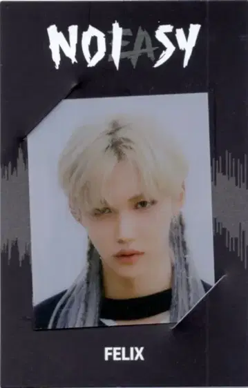 StrayKids NOEASY FELIX 트레이딩 카드 검은색 테두리