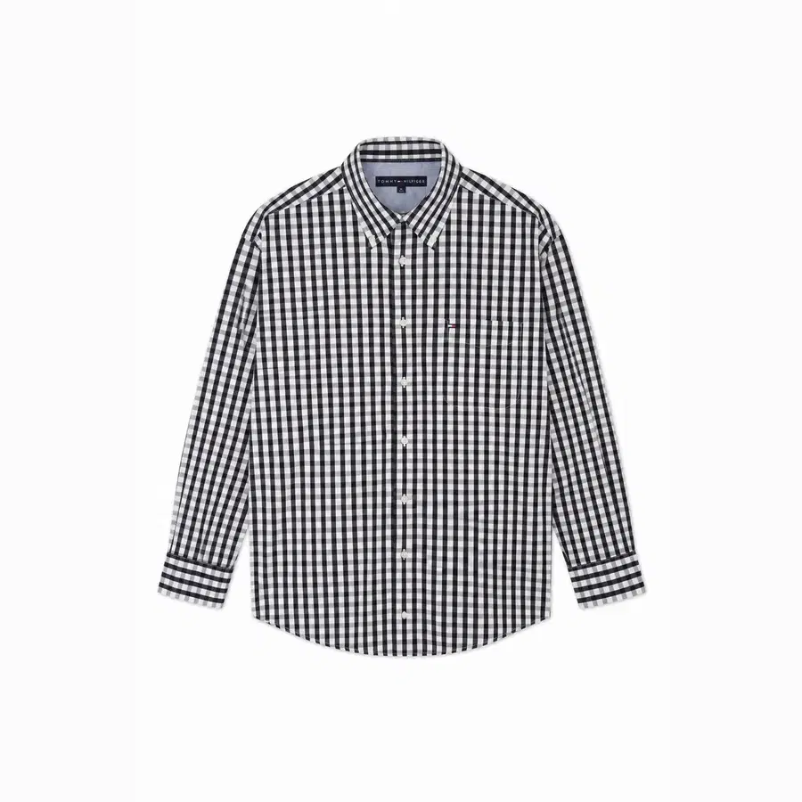 TOMMY HILFIGER 타미힐피거 코튼 100% 체크 셔츠 - Men (6386)