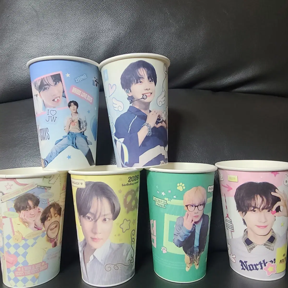 엔하이픈 정원 생카 종이컵