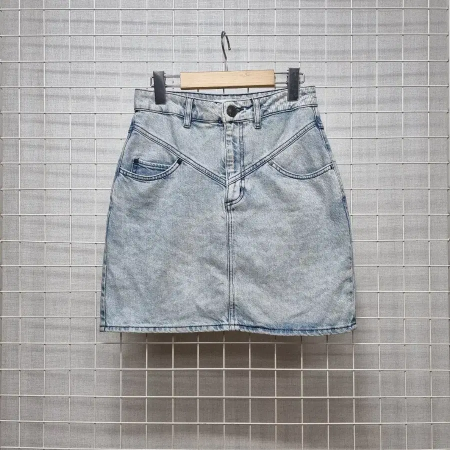 산드로 청치마 데님스커트 27인치