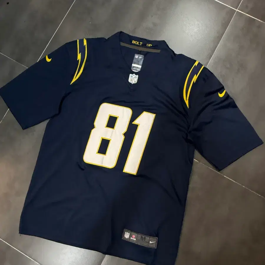 NFL Chicago Bears 반팔 유니폼 럭비 져지