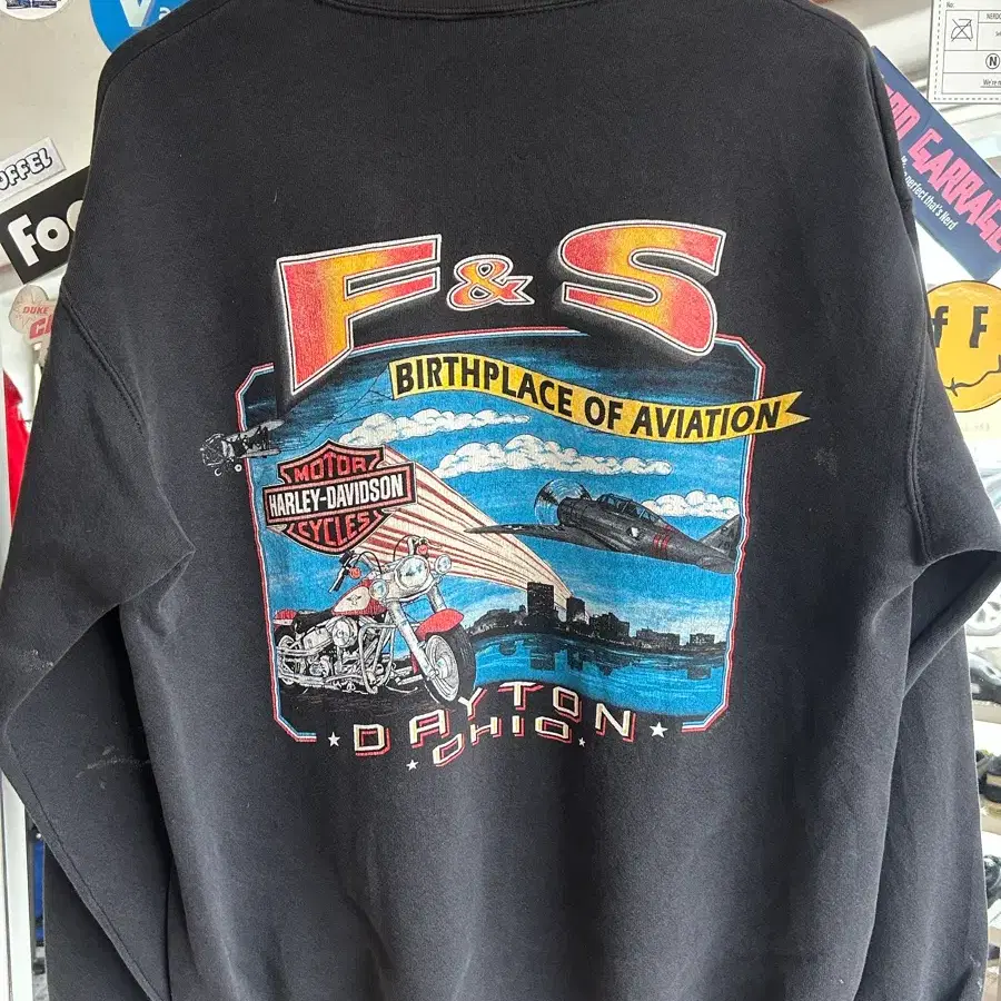 90s 할리데이비슨 스웻셔츠