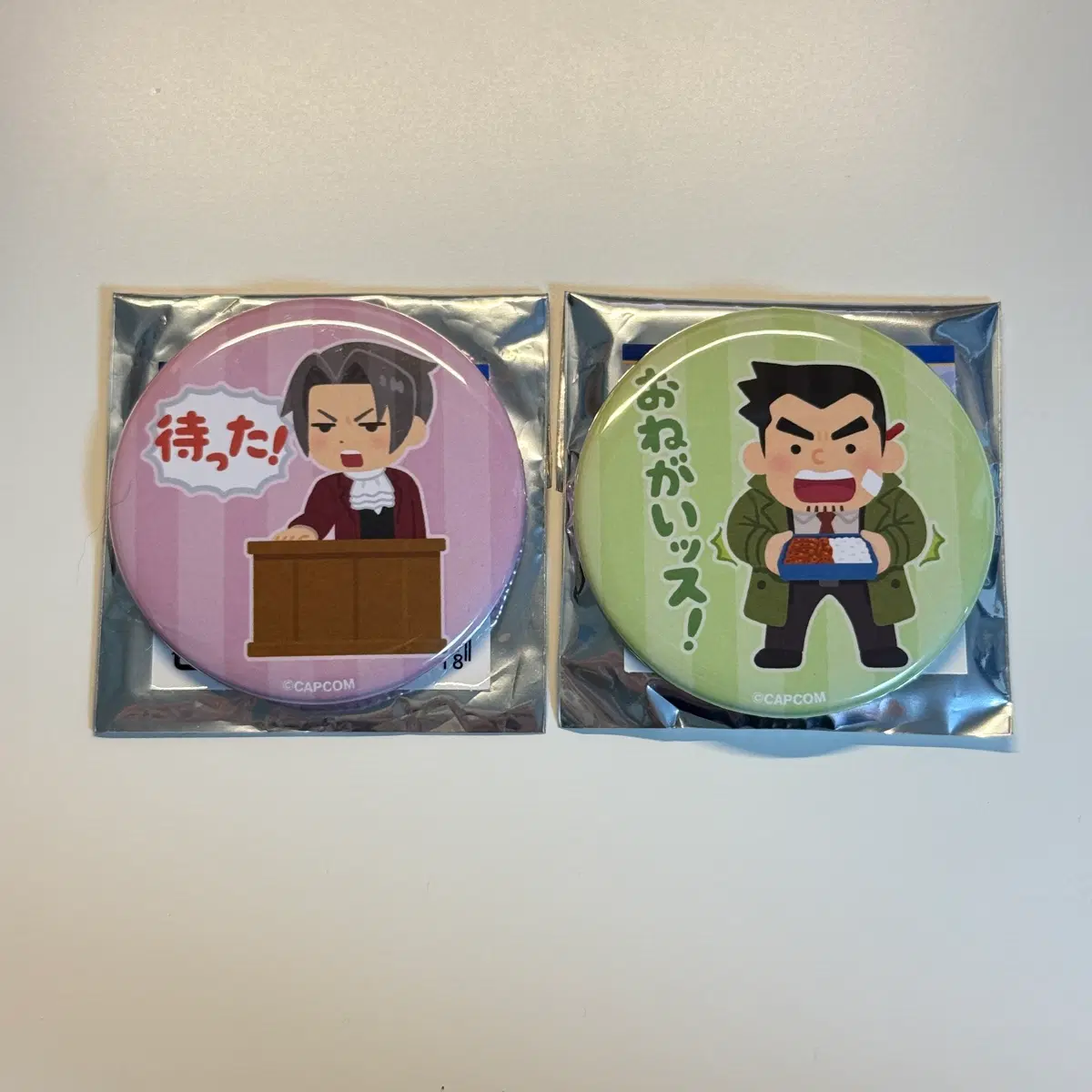 역전재판 미츠루기 이토노코기리 이라스토야 뱃지
