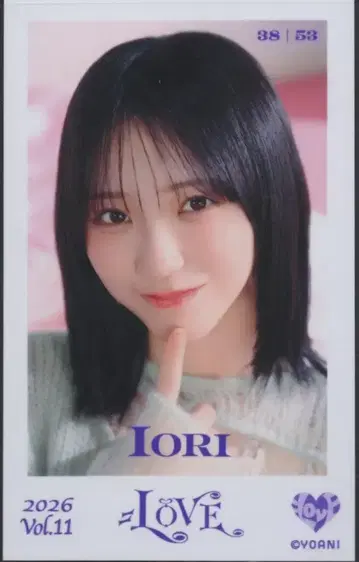=LOVE Vol.11 노구치 이오리 미니 포토 카드 38/53