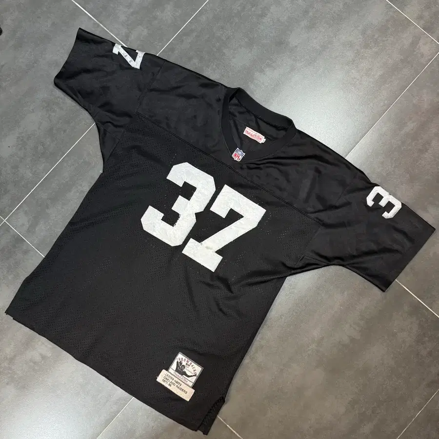 NFL Las Vegas Raiders 반팔 유니폼 럭비 져지