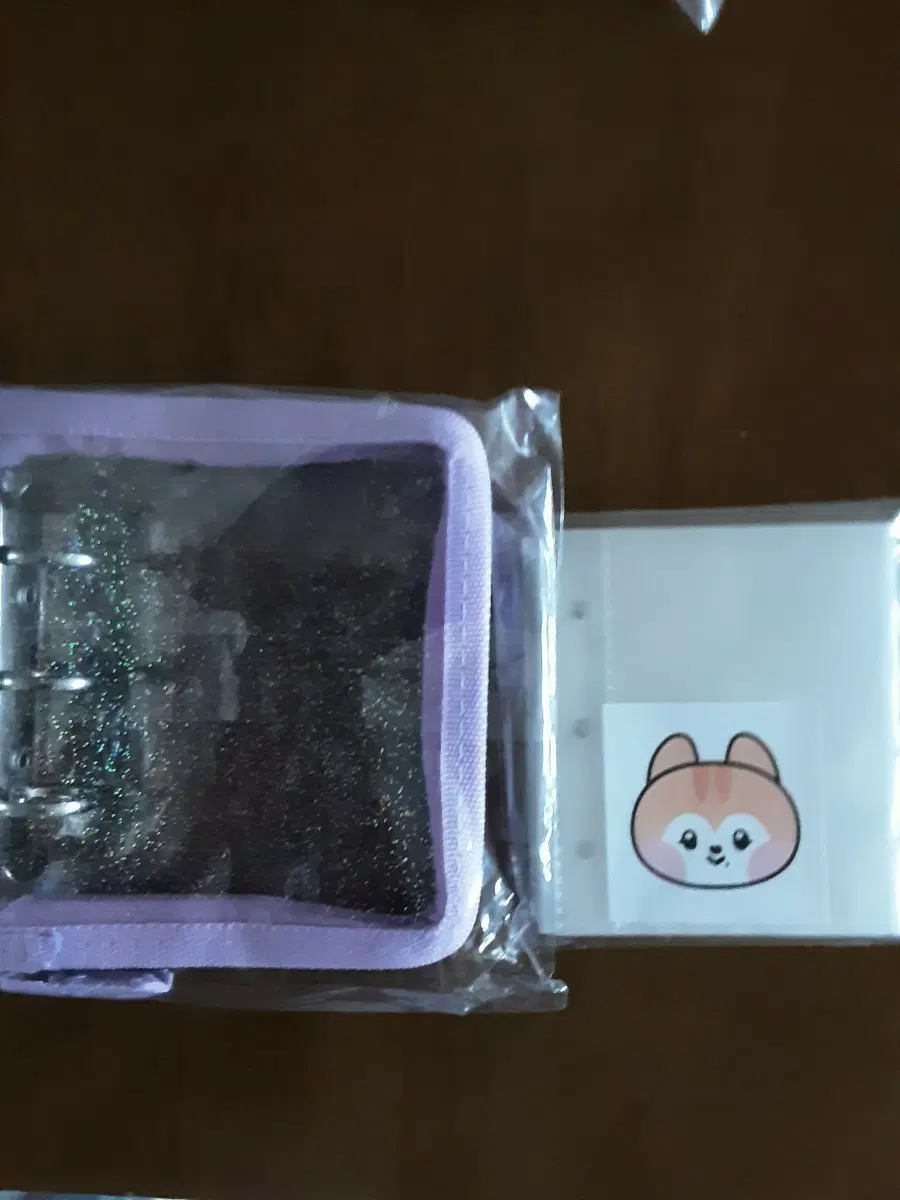 보라색 글리터 콜북