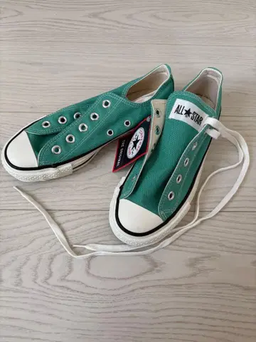 미사용품 CONVERSE ALL STAR 일본제 그린 23cm