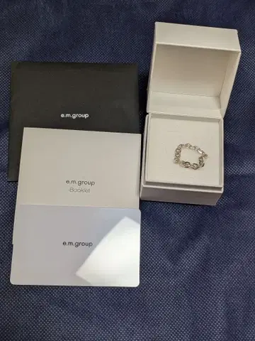 e.m. 심플 체인 반지 실버