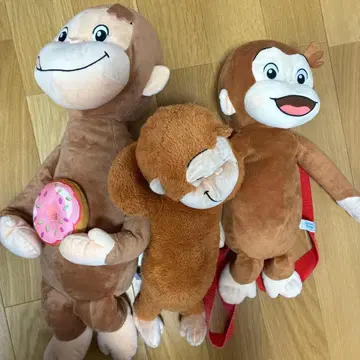 호기심 많은 죠지 봉제 인형 세트