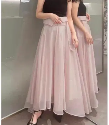 프레이 아이디 오간자 서큘러 스커트