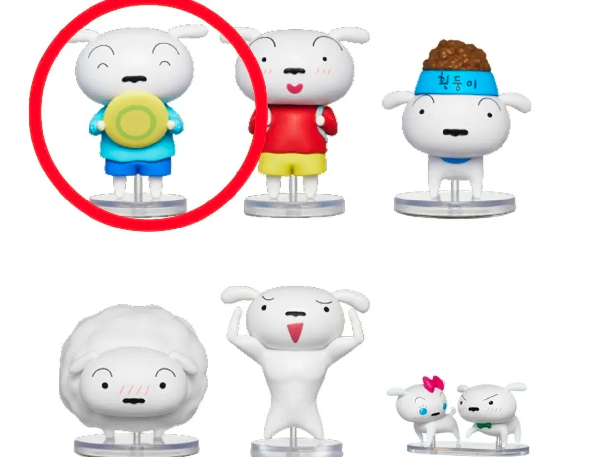 CGV 짱구는 못말려 흰둥이 피규어
