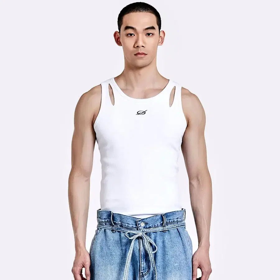 51퍼센트 Devils Laugh sleeveless White 나시 민소매 L