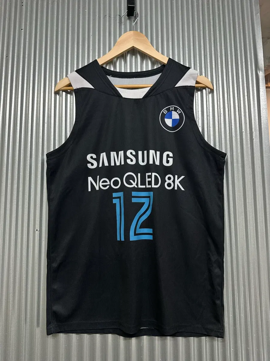 [s] KBL 도이치 모터스 삼성 Neo QLED 8K 블랙 농구 유니폼 저지