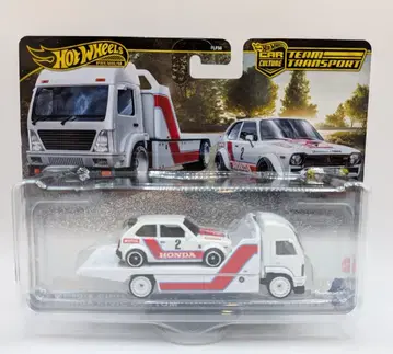 MATTEL HOTWHEELS TEAM TRANSPORT JBM36 '73 HONDA CIVIC CUSTOM/AERO LIFT #80