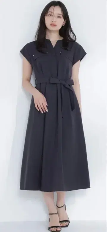NATURAL BEAUTY BASIC 반팔 셔츠 원피스