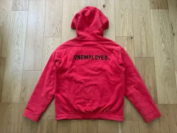 텐더 로인 더블 페이스 후드티 PARKA 레드