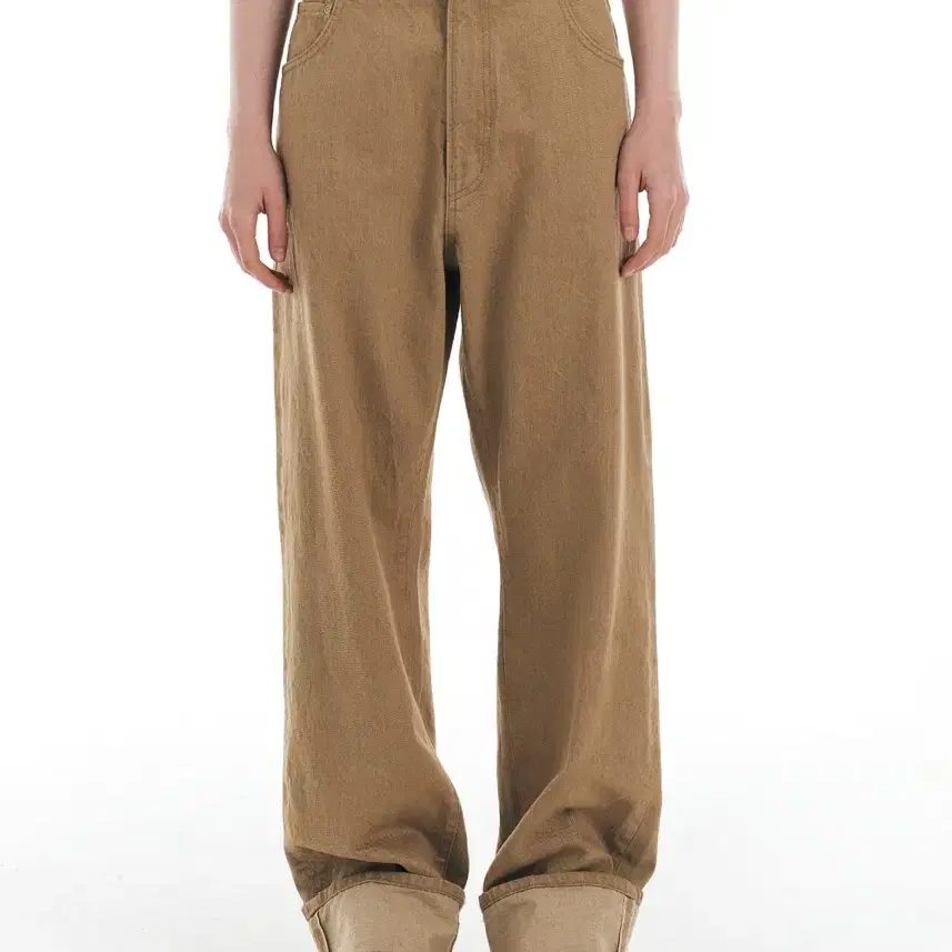 그로브 DANNY SELVEDGE DENIM PANTS 베이지 데님 바지 M