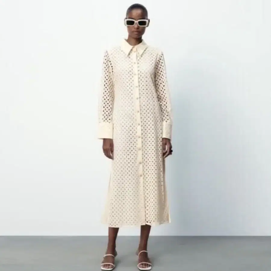 자라(ZARA) 아일렛 셔츠원피스 55-66 새상품