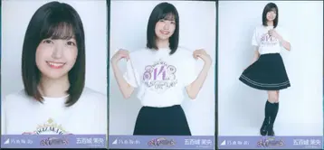 노기자카46 회장 한정판 브로마이드 이오키 마오 14thBD 라이브 티셔츠 컴프