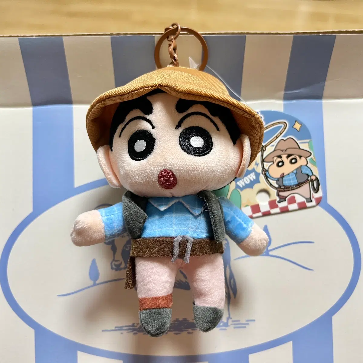 새상품) 짱구는못말려 카우보이 짱구 인형 키링
