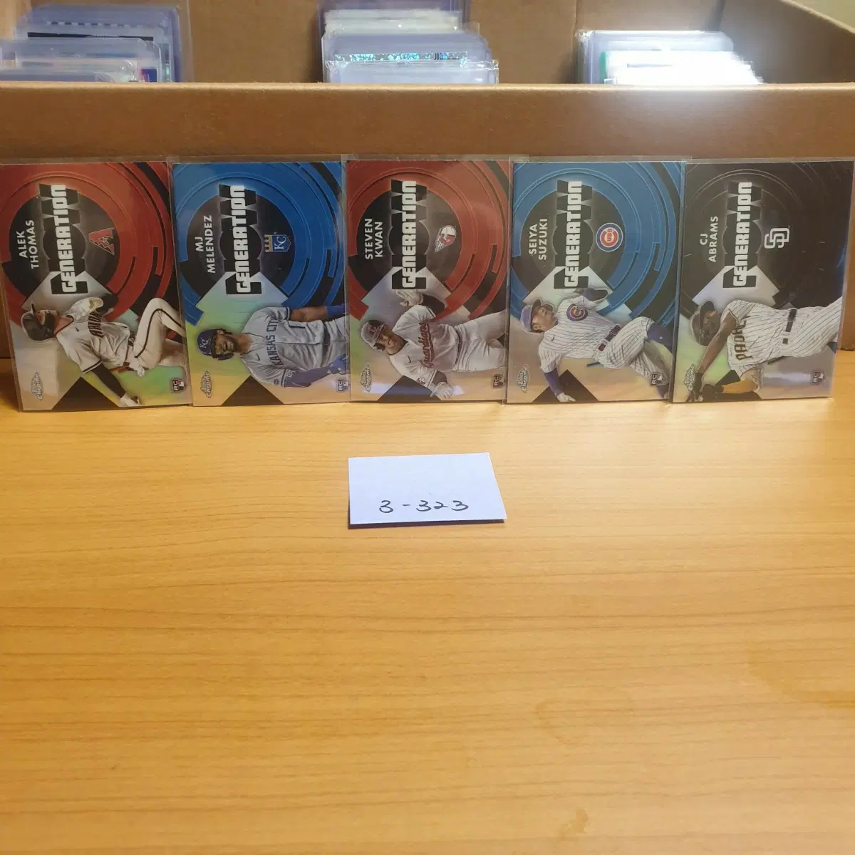 탑스 크롬 루키 인서트 야구카드