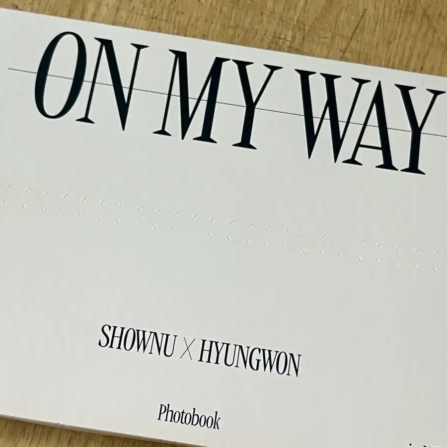 몬스타엑스 셔누형원 ON MY WAY 몬엑 포토북