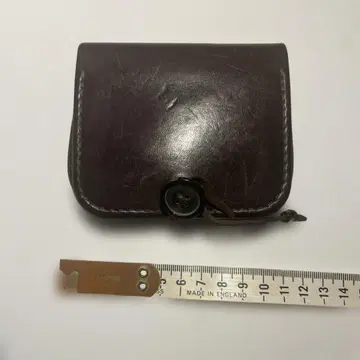 goro's 고로즈 새들 레더 코인 케이스 접이식 지갑 2000년대